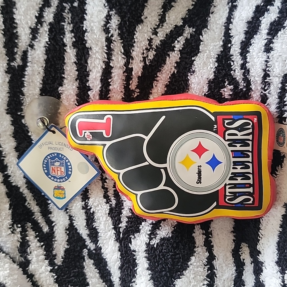 Vintage Steelers collectible suction cup Good Stuff #1 NWT